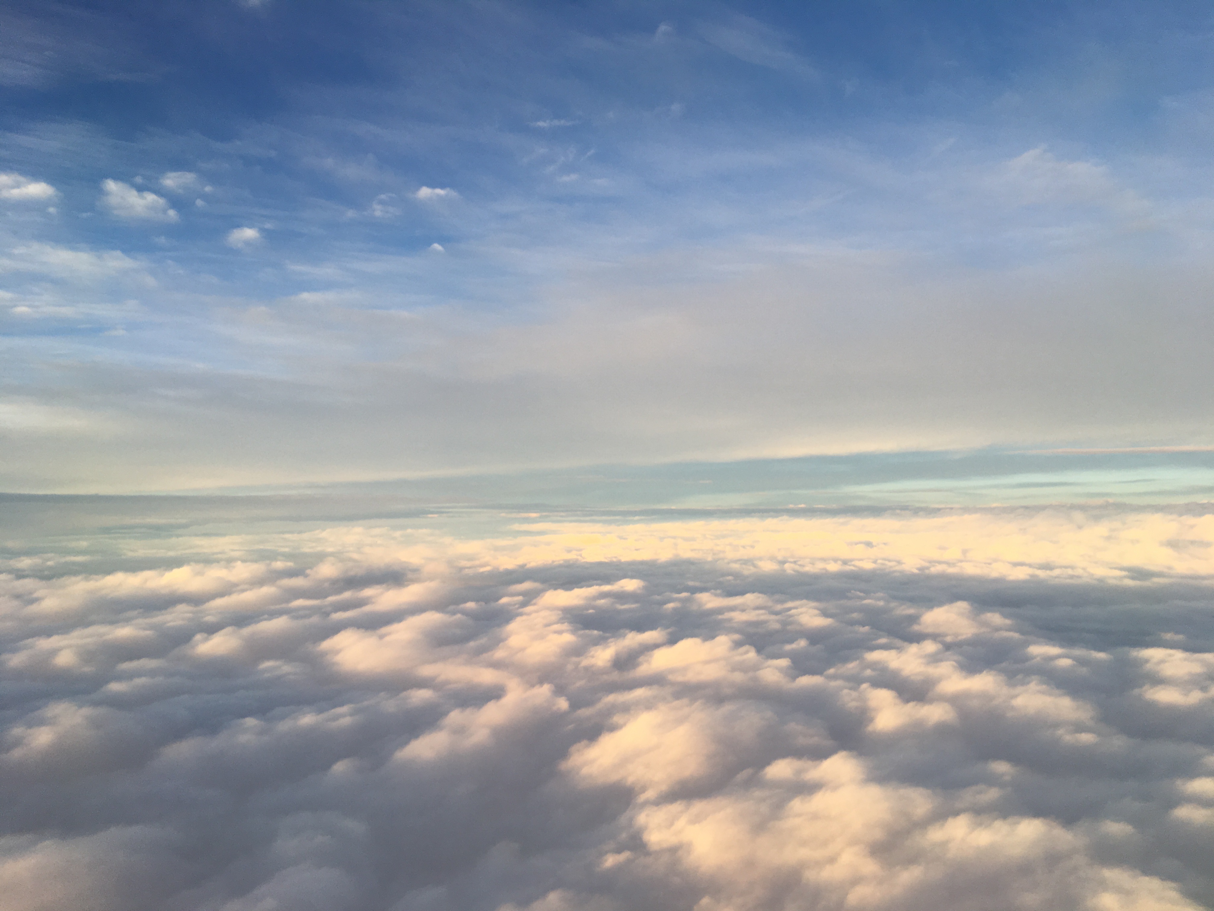 So fluffy! Clouds over Anchorage