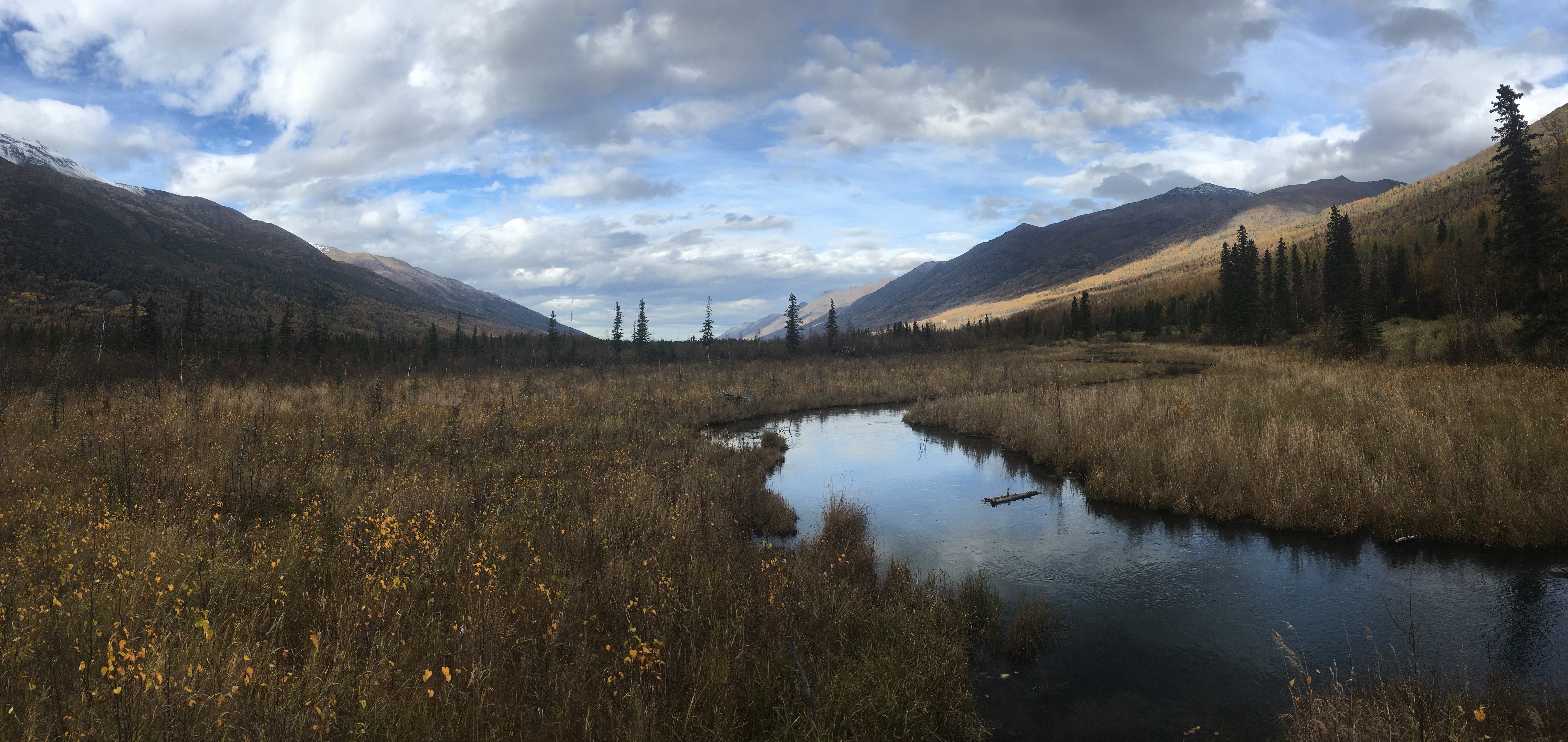 The Eagle River Valley. Eagle River Valley panorama